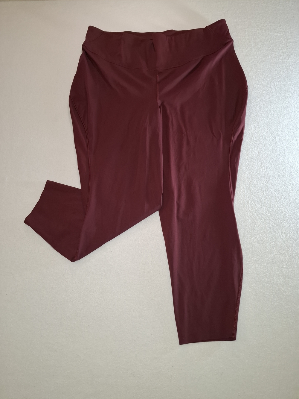 lululemon athletica High-Rise Burgundy Leggings Sz 18 - Picture 2 of 10